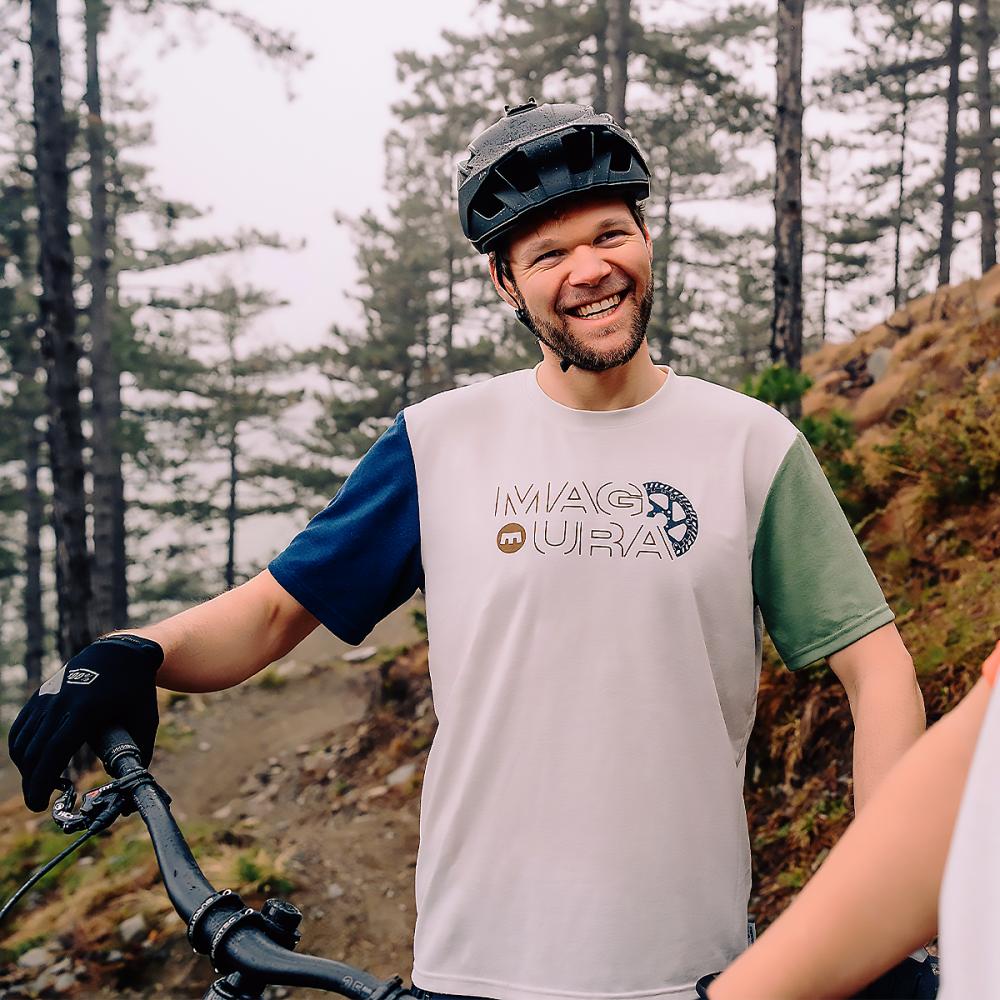 MAGURA Rotor T-Shirt highfivemtns, Men, S Rot - geruchsarme Performance für Alltag & Bike