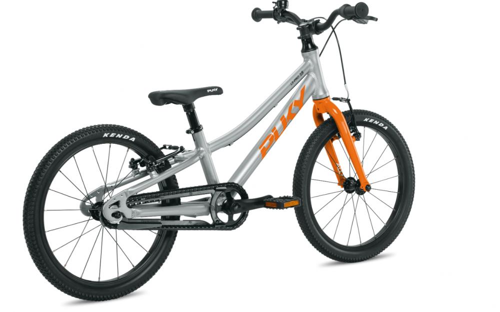 Puky LS-PRO 18 Zoll Kinderrad Silver/orange