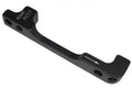 SRAM 40P Post Mount Fahrradbremsadapter für 200/180mm Bremsscheiben, schwarz, mit 40mm POST Schriftzug.