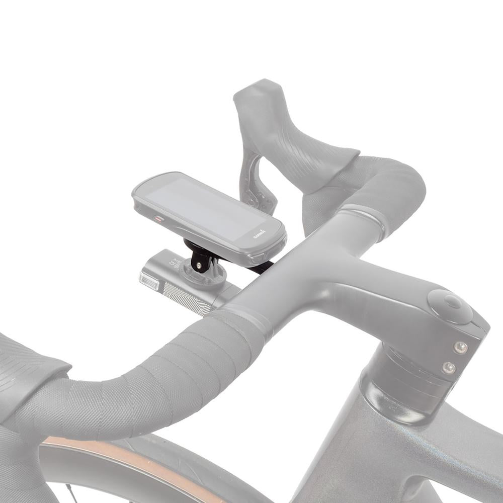 M-WAVE Davenport AeroSpoon Lenkerhalter CNC-gefräste Aluminium-Universalhalterung für Fahrrad-Computer & Action-Cam