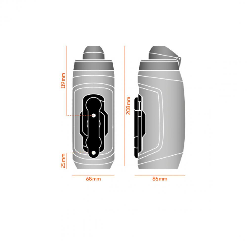 Fidlock TWIST Bottle 590 ml + Bike Base Black Trinkflasche