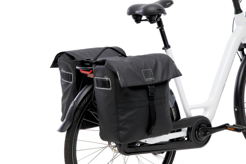 New Looxs Doppelpacktasche Leeds Double MIK 2.0 2×19L Black - geräumige Fahrrad-Gepäckträgertasche