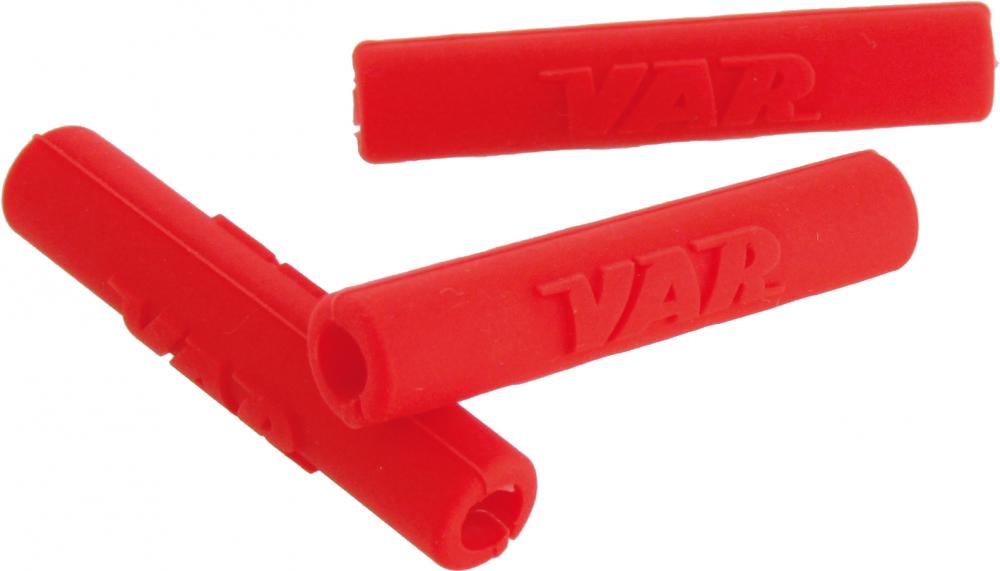 VAR 50 Stk. Rahmenschutz 5 mm Rot Größe 50 - zuverlässiger Lackschutz für Schaltzüge