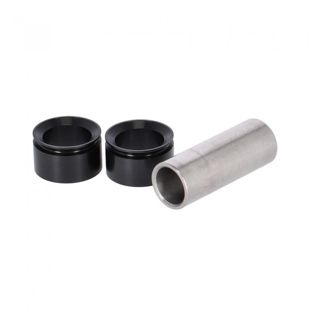 RockShox Dämpfer Montagematerial 3-teilig 1/2"10x33.5 Standard: 2 schwarze Distanzhülsen, 1 silberne Buchse.