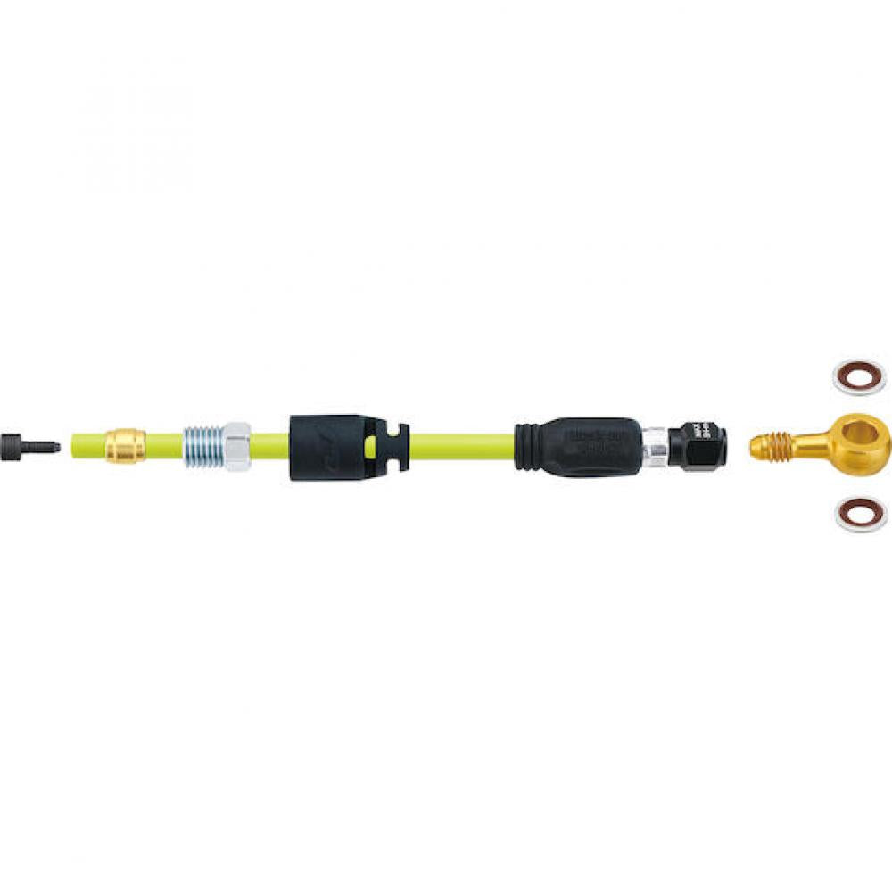 Jagwire Anschlussset Pro Quick-Fit Adapter für Magura - Schwarz/gold - maximale Bremsperformance