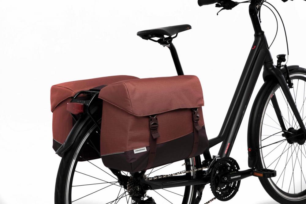 New Looxs Doppelpacktasche Oslo Joli Burgundy/Rust 37L Burgundy - viel Stauraum für Alltag & Tour