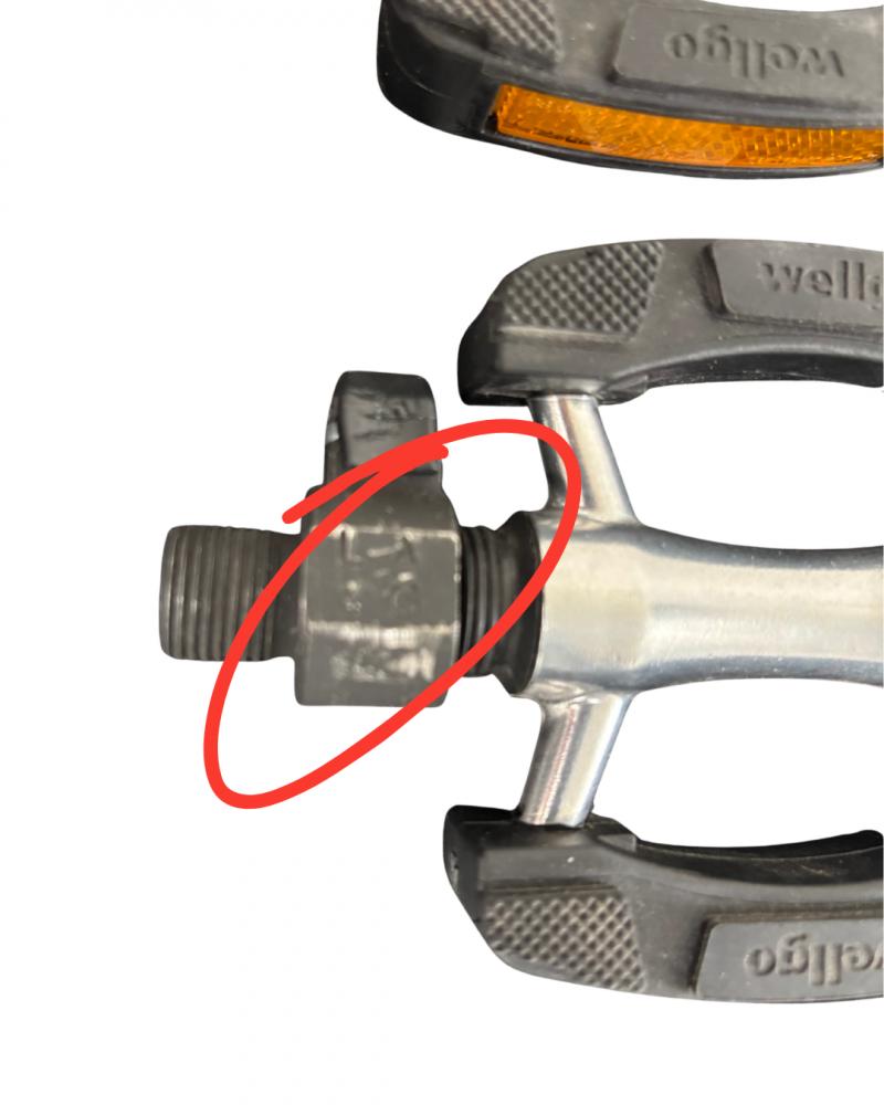 Retoure: Wellgo QR Anti-Rutschpedale 80 x 93 mm abnehmbar