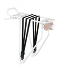 racktime Spanngummi Bindit Spanngurt 3-fach 600mm Schwarz â für Racktime Systemgepäckträger - dehnbar auf 90cm 14mm Haken