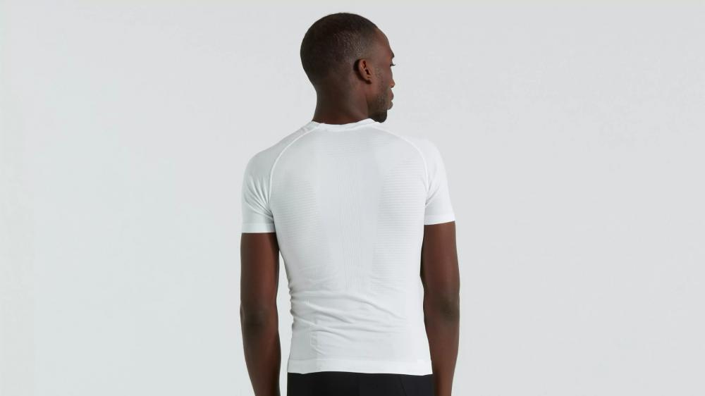 SEAMLESS LIGHT BASELAYER SS MEN WHT L/XL - Nahtloses Funktionsshirt Herren - Bekleidung