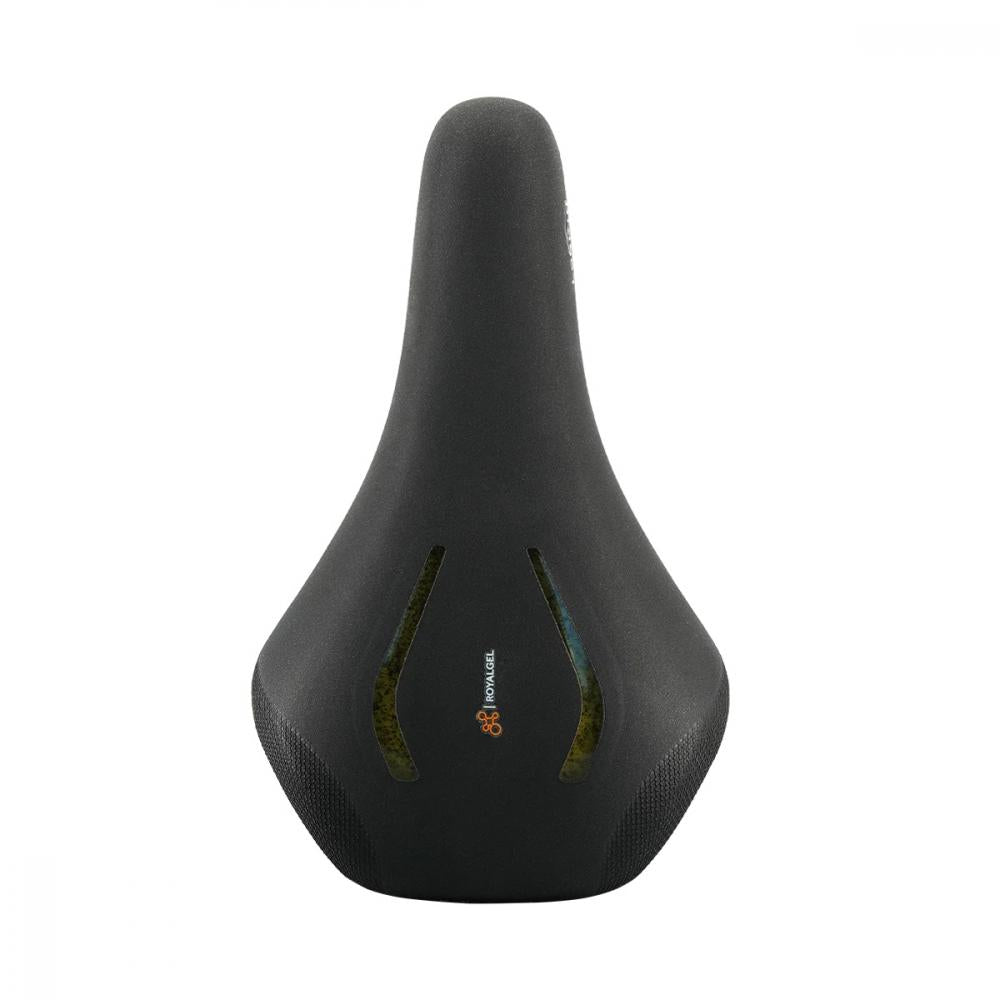 Selle Royal Lookin Evo Athletic Fahrradsattel, schwarz, komfortabler Unisex City- & Trekking-Sattel mit Royalgel.