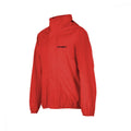 Chiba Regenjacke Rain Kids rot Größe L - wasserdichte Kinder-Fahrradjacke, winddicht und atmungsaktiv, mit reflektierenden Elementen für hohe Sichtbarkeit, leicht, strapazierfähig und kompakt verstaubar