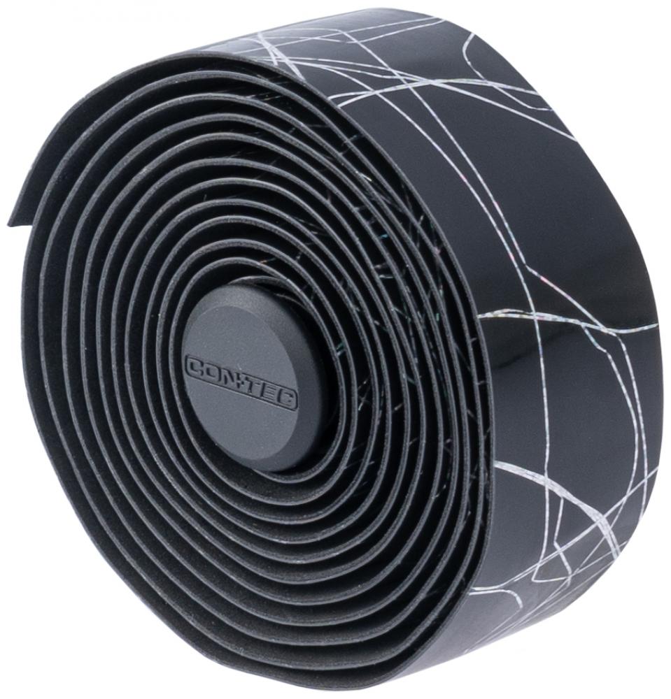 CONTEC Lenkerband "Comfort.Tacky"nSB-verpackt, PU, 200cm lang, 3cm breit, 2,5mm MaterialstärkenHochwertiges Lenkerband mit reflektierenden Elementen aus PU mit dämpfender Schaummatrix, verbessert den Komfort, reduziert Vibrationen, die glatte aber griffig