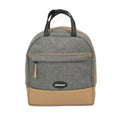 Haberland Rucksack-Lenkertasche Bella grau/hell- - flexible Lenkertasche & Rucksack