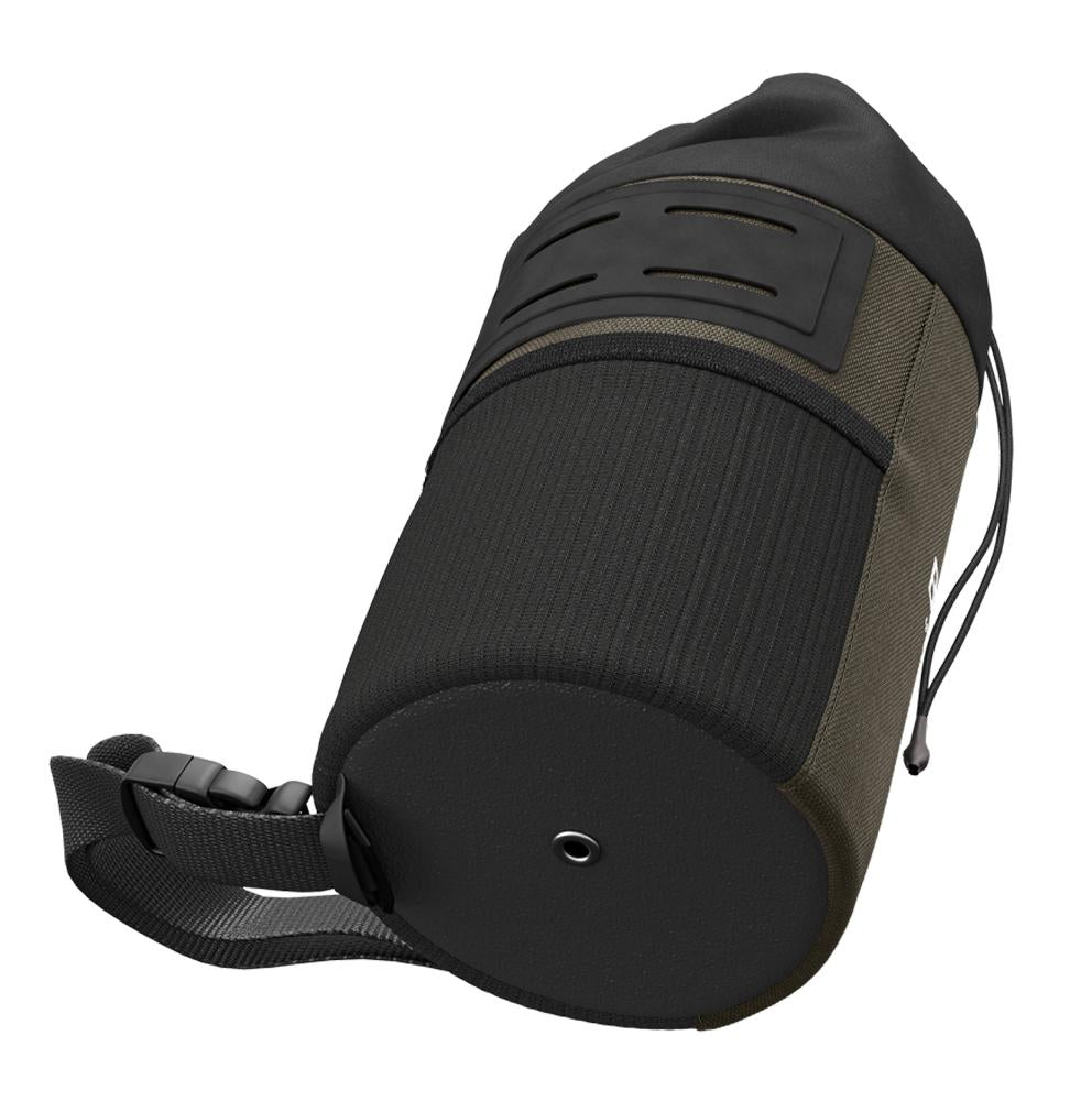 BROOKS Scape Feed Pouch Mud Green - wasserdichte Lenkertasche 1,2 Liter aus 600D Polyester mit Hypalon-Details - 100 g leicht, 100x100x160 mm