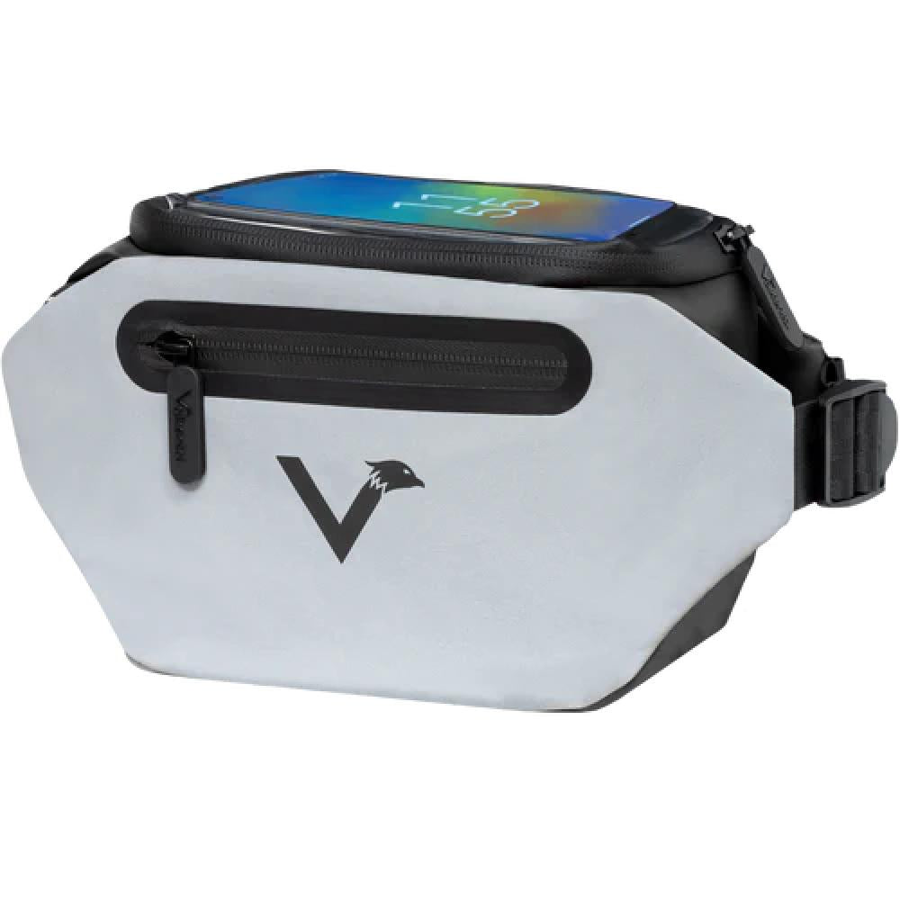 Valkental 3in1 City Bag Lenkertasche schwarz mit Fenster - 4,5 Liter, reflektierend, KLICKfix-kompatibel, wasserdicht, Handyfach, Umhängegurt