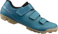SHIMANO Fahrradschuhe XC102W Damen MTB SPD Größe 36 Blau Fahrradschuhe - frauenspezifischer XC-Schuh