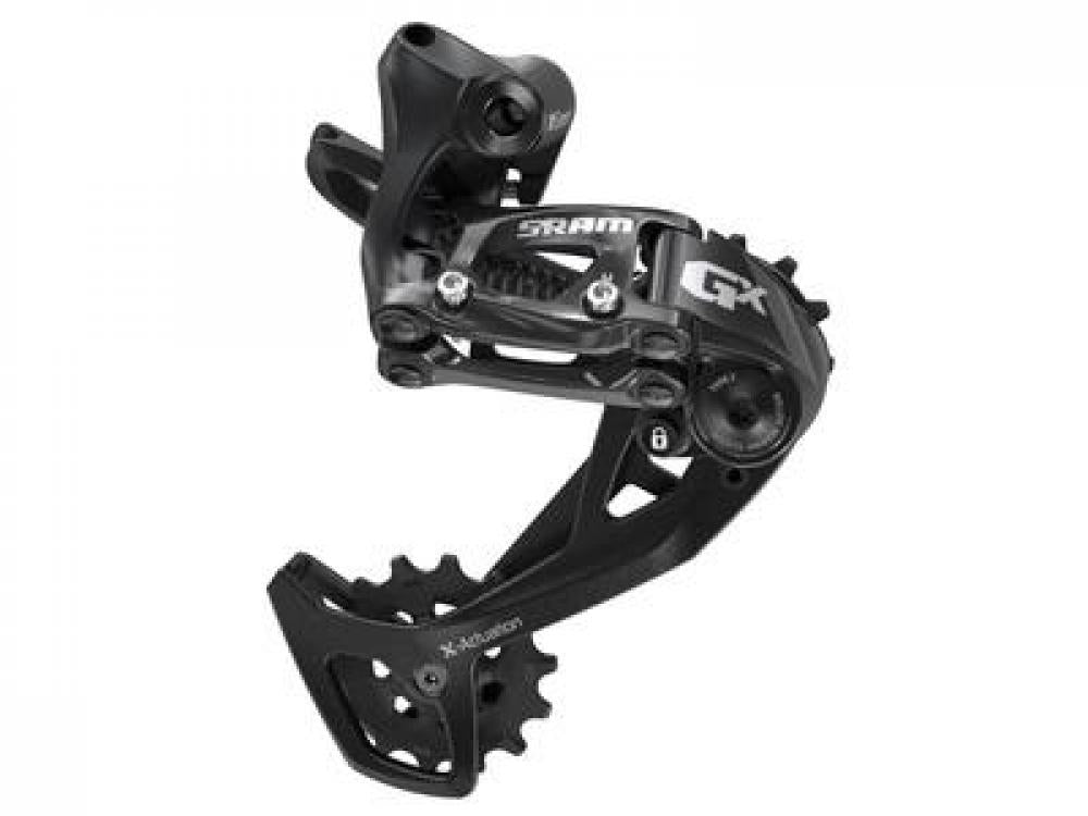 SRAM GX Schaltwerk 2x11 lang schwarz - präzise MTB-Schaltperformance für anspruchsvolle Trails