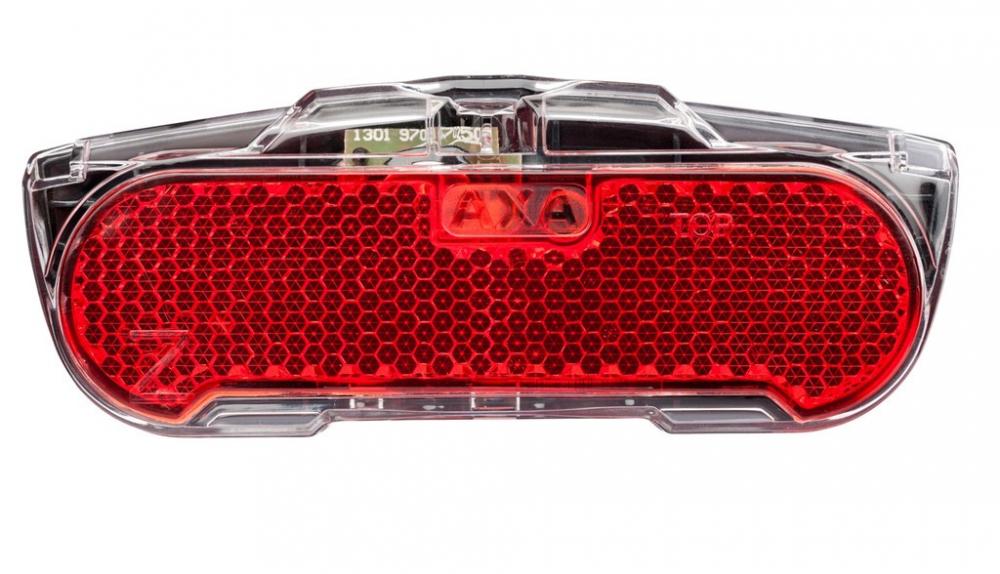 Axa Dynamo-Rücklicht Slim Steady 80mm für Gepäckträger schwarz-transparent StVZO