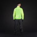CHIBA Race Performance Jacke - wasserdicht, winddicht, atmungsaktiv, neongelb, Größe L