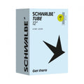 Schwalbe Fahrradschlauch 12 Zoll AV1 mit Autoventil 40mm für zuverlässige Fahrt.