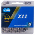 Kette KMC X11 11-fach 114 Glieder silber/grau Karton