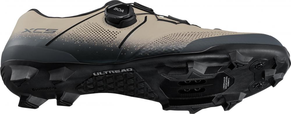 SHIMANO Fahrradschuhe XC503 Herren/Damen MTB SPD Größe 44 breit Beige Fahrradschuhe