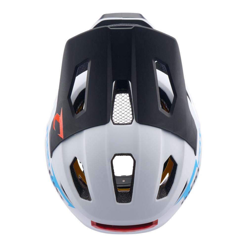 CRATONI MadCat MIPS Kinder-Fullface-Helm S-M 49-56 cm white-black matt