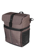 Basil Move MIK Studs Einzeltasche 15 Liter Braun - Wasserabweisende Fahrradtasche mit MIK-Befestigungssystem