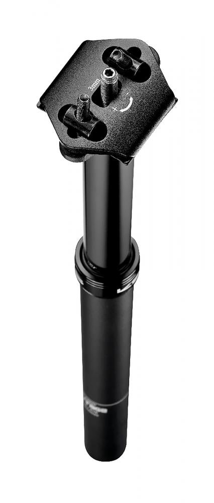 KS Vantage Teleskopsattelstütze 30,9 Millimeter 140-110 Millimeter Hub 438-408 Millimeter TravelTune intern schwarz