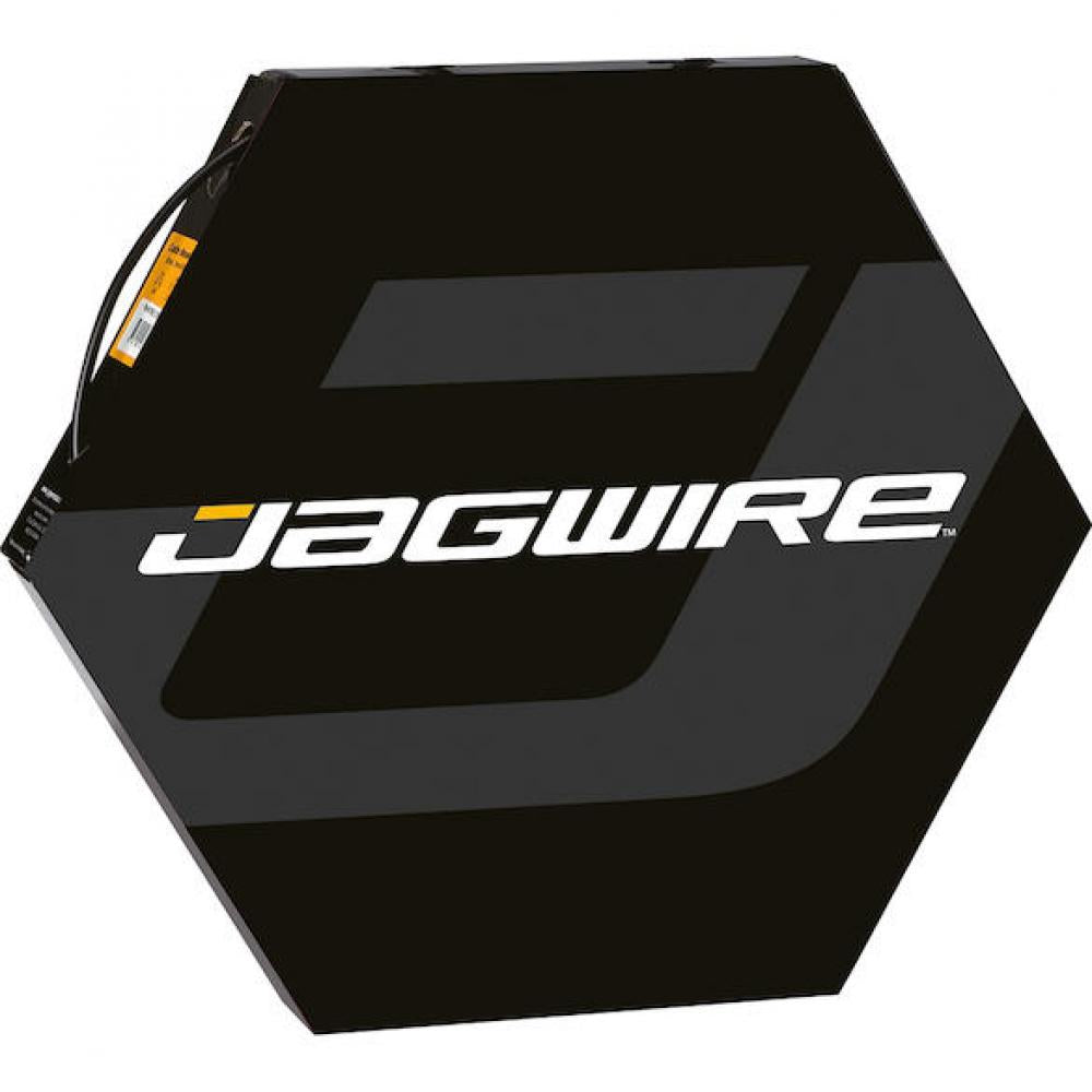 Jagwire Schaltzugaußenhülle LEX 4 mm x 50 m Schwarz - zuverlässige Schaltperformance in Werkstattbox