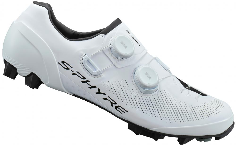 SHIMANO Fahrradschuhe XC903W Damen MTB SPD Größe 43 Weiß - steife XC-Rennsohle
