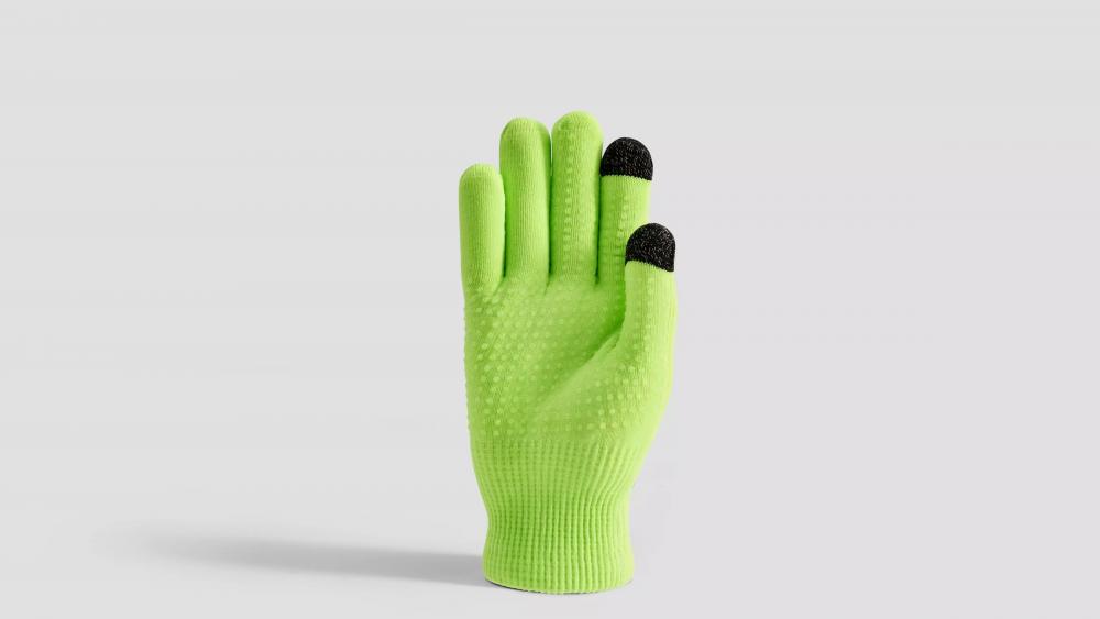 THERMAL HYPRVIZ KNIT GLOVE LF PYRNYEL M - Thermische Hochsichtbarkeits-Strickhandschuhe Gelb Größe M - Bekleidung