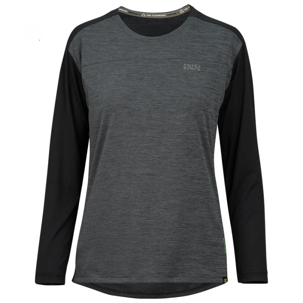 IXS Sports Division iXS Flow X Women longsleeve jersey 38 black/graphite - atmungsaktives Bike-Trikot