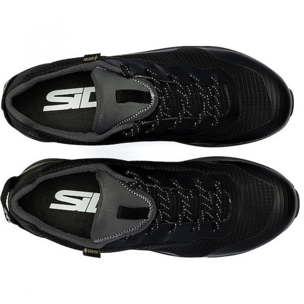 Sidi MTB Motus GTX black/gray 2025 Größe 50 - wasserdichter MTB-Schuh mit Grip