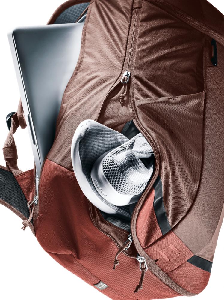 Deuter Rotsoord 25+5 Fahrradrucksack 52 cm Rot - Ergonomisch & Erweiterbar
