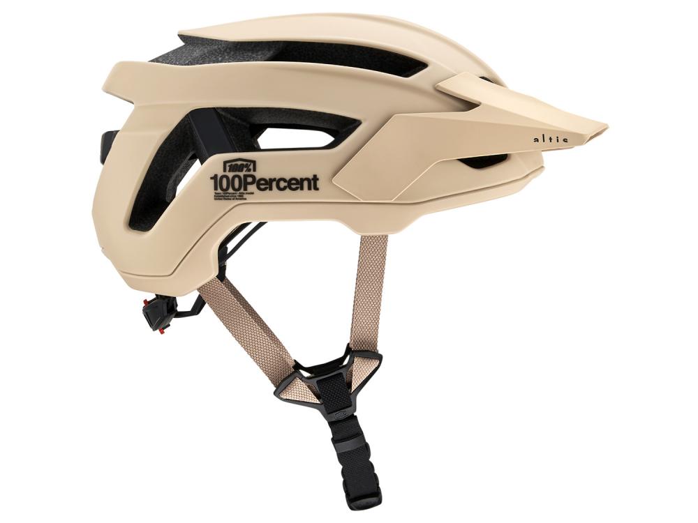 100% Altis helmet L/XL Tan - leichter MTB-Helm mit SmartShock Schutz