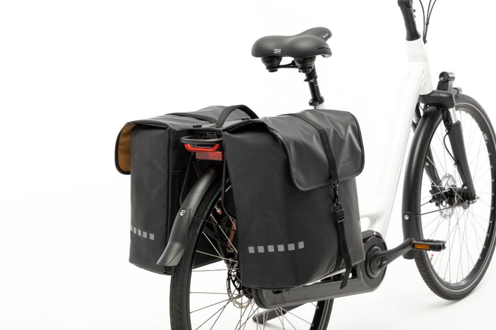 New Looxs Doppelpacktasche Odense Double RT Black 2x ca. 18-20 l Black - robuste Alltags-Gepäcklösung