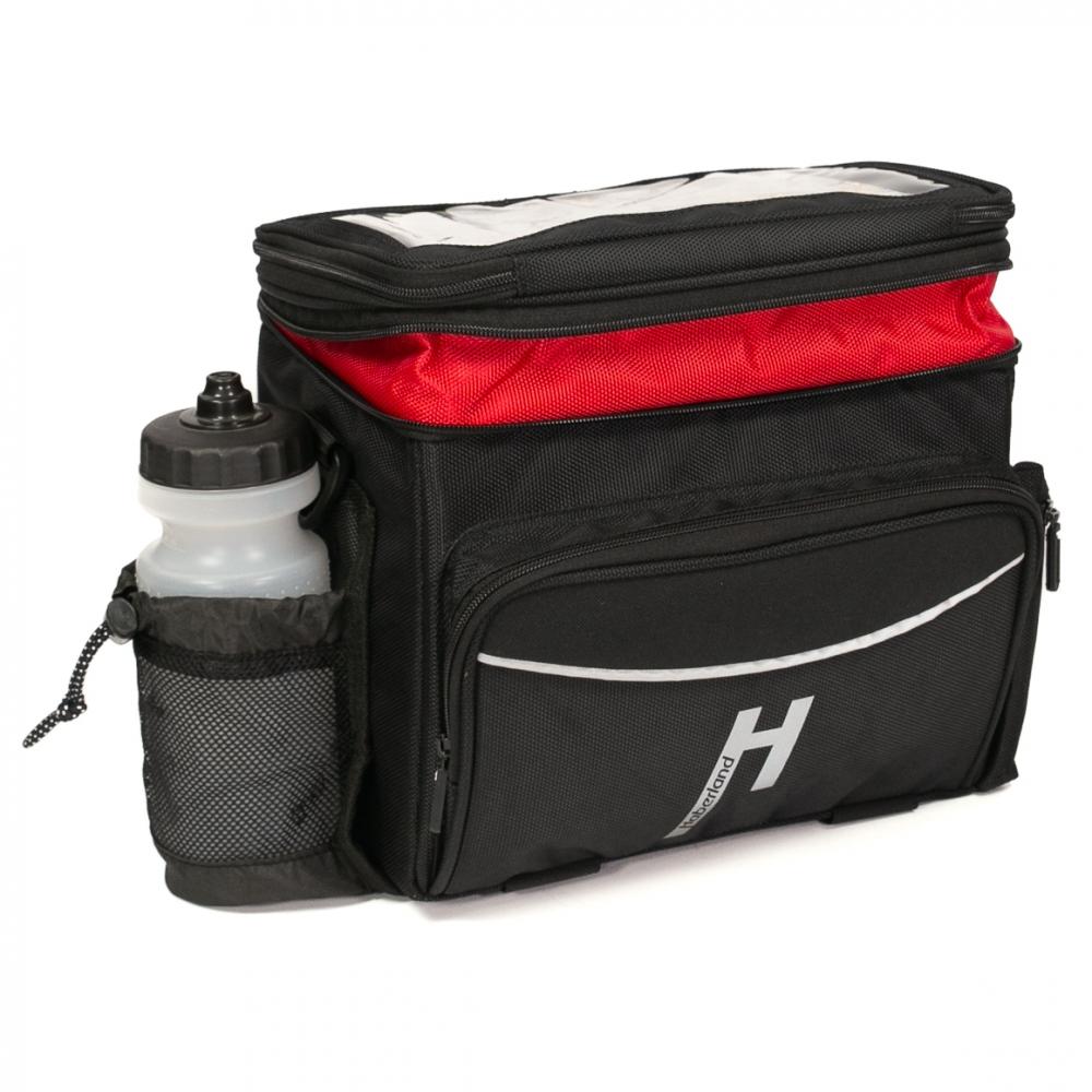 Haberland Lenkertasche 10l Max Plus schwarz - geräumige Lenkertasche mit KLICKfix