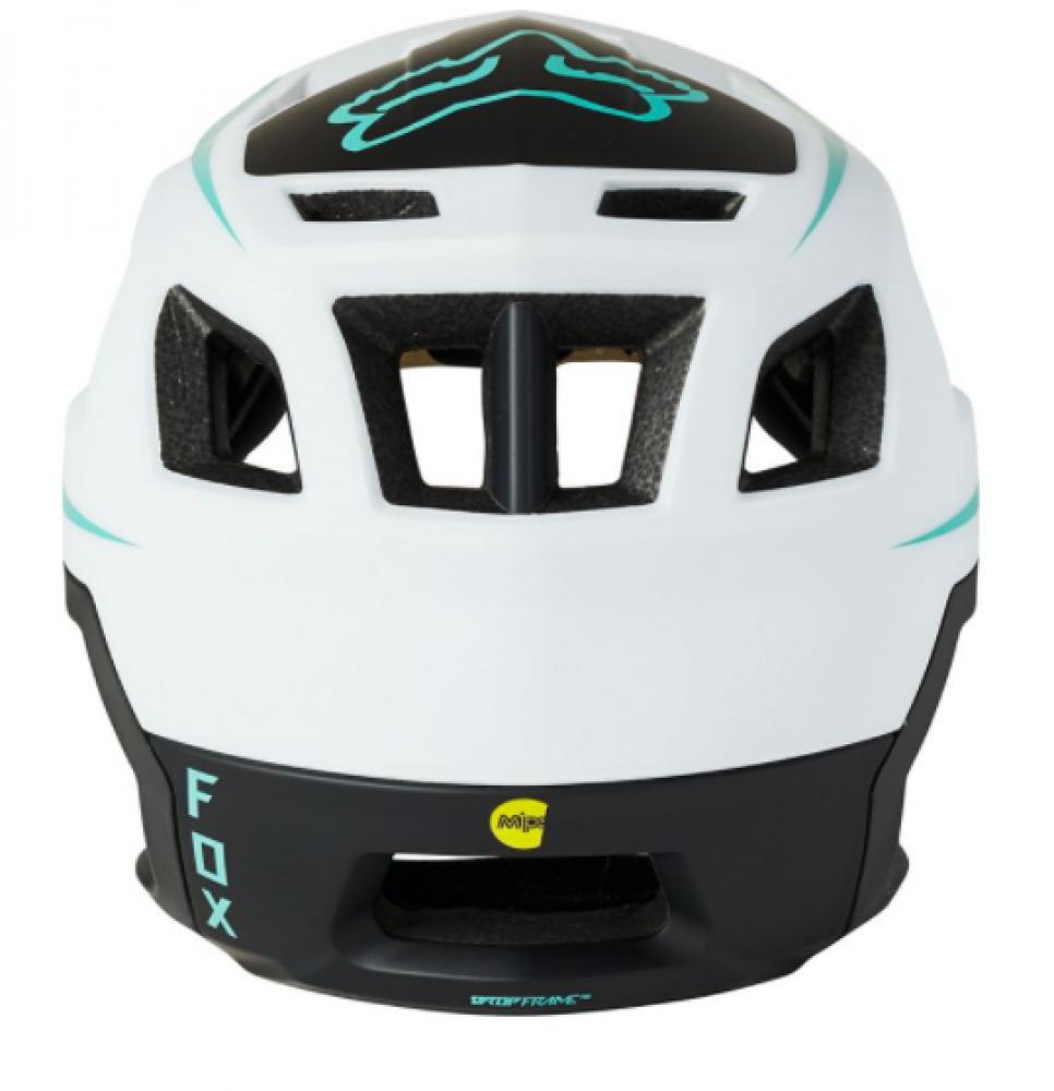 FOX Helm DROPFRAME PRO CE Trail Helm teal L