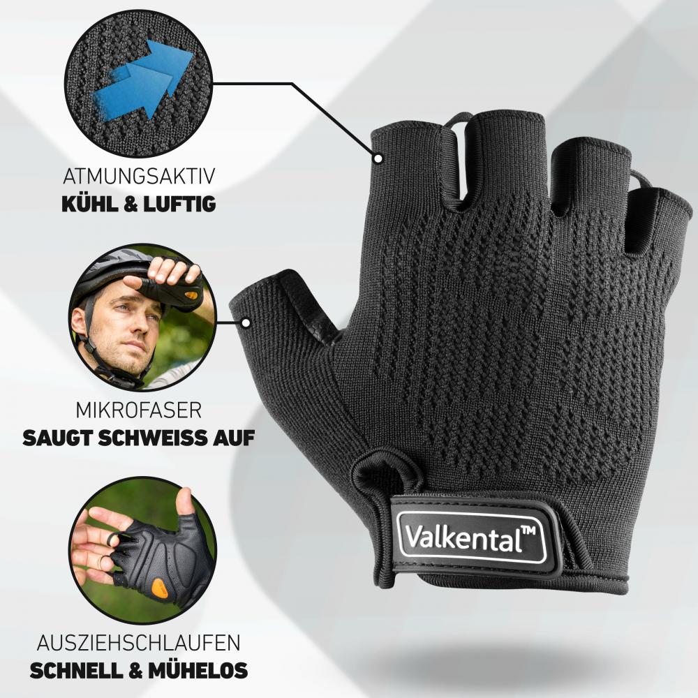 Valkental Handschuhe BikeRider Advanced Gr. S Schwarz