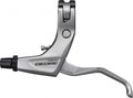 SHIMANO Bremshebel DEORE BL-T610 Bremshebel links - für V-Brakes und mechanische Scheibenbremsen, Silber