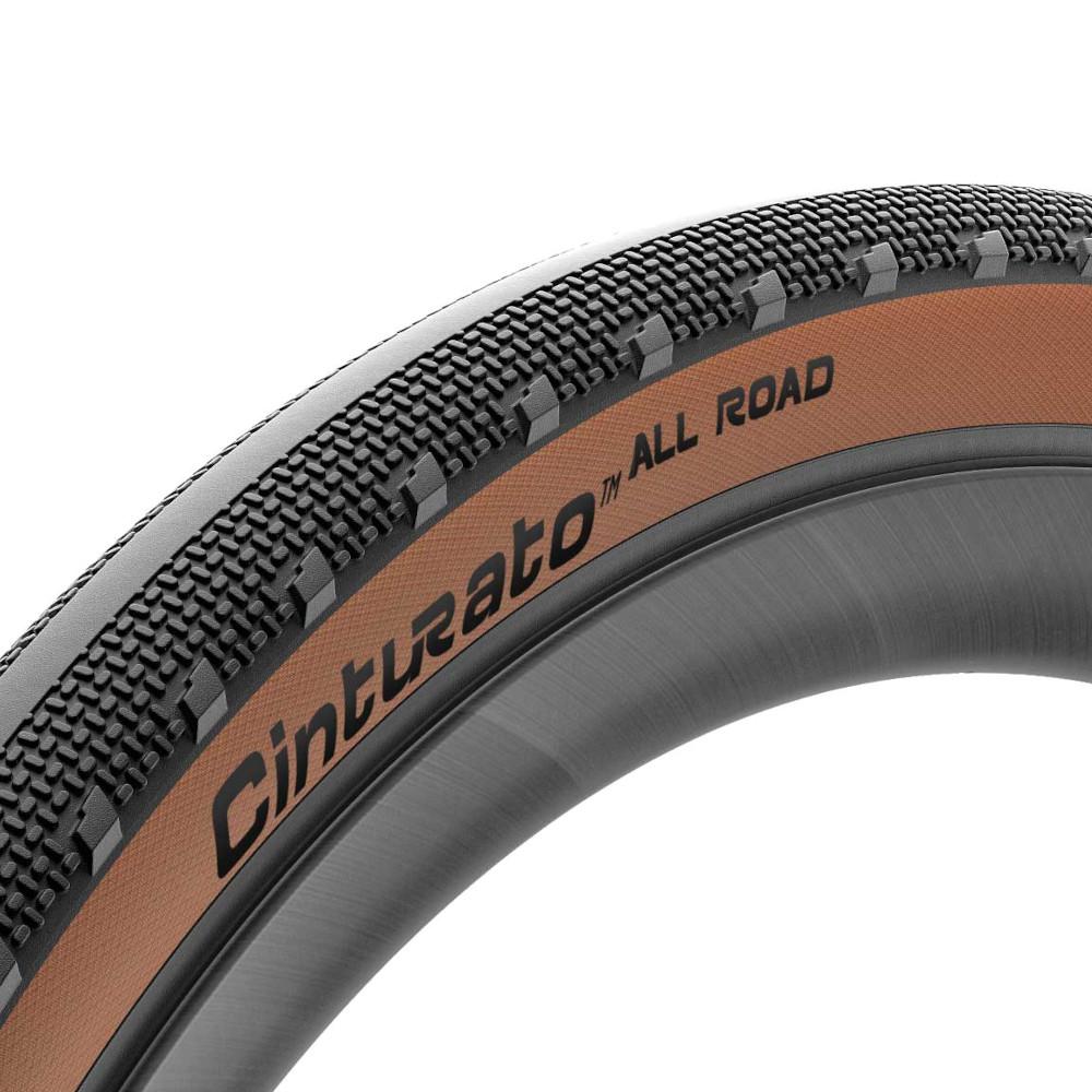 Pirelli Cinturato All Road 28x2,00" (50-622), Faltreifen, TLR, ProCompound, schwarz/braun, pannensicher, Grip auf Asphalt & Schotter, ideal für Allroad-Touren