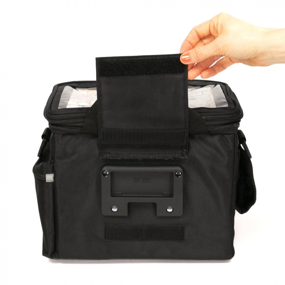 Haberland Lenkertasche 10l Max Plus schwarz - geräumige Lenkertasche mit KLICKfix