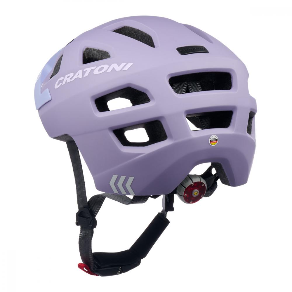 Cratoni Fahrradhelm Maxster Pro Kid purple matt S/M 51 bis 56cm