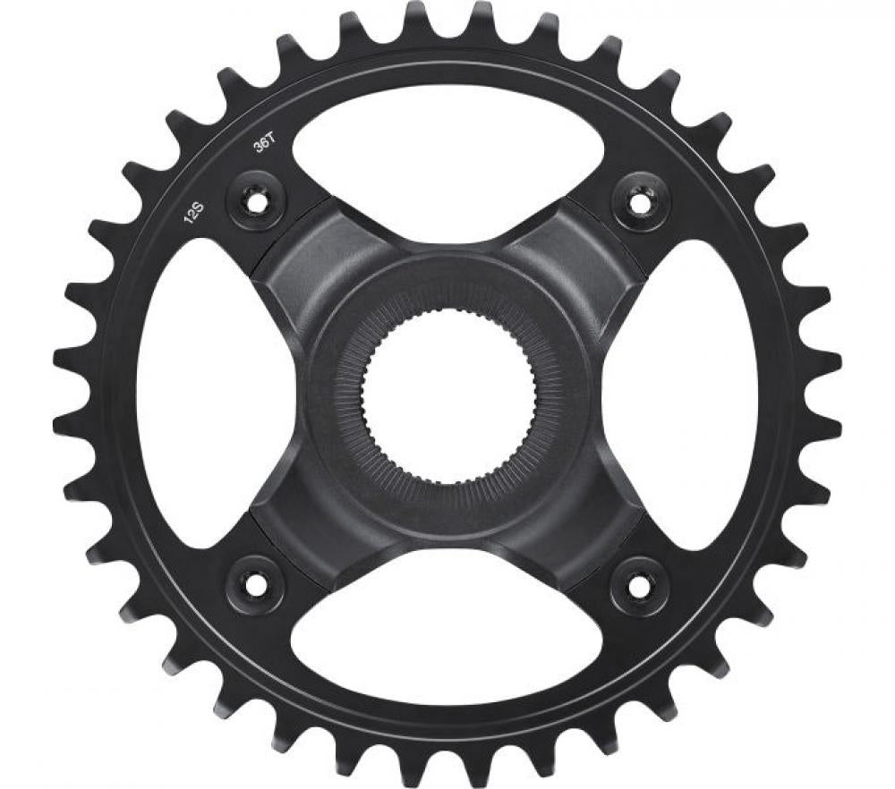 SHIMANO Kettenblatt SM-CRE70 36Z für E-Bike Systems - effizienter Antrieb ohne KSR