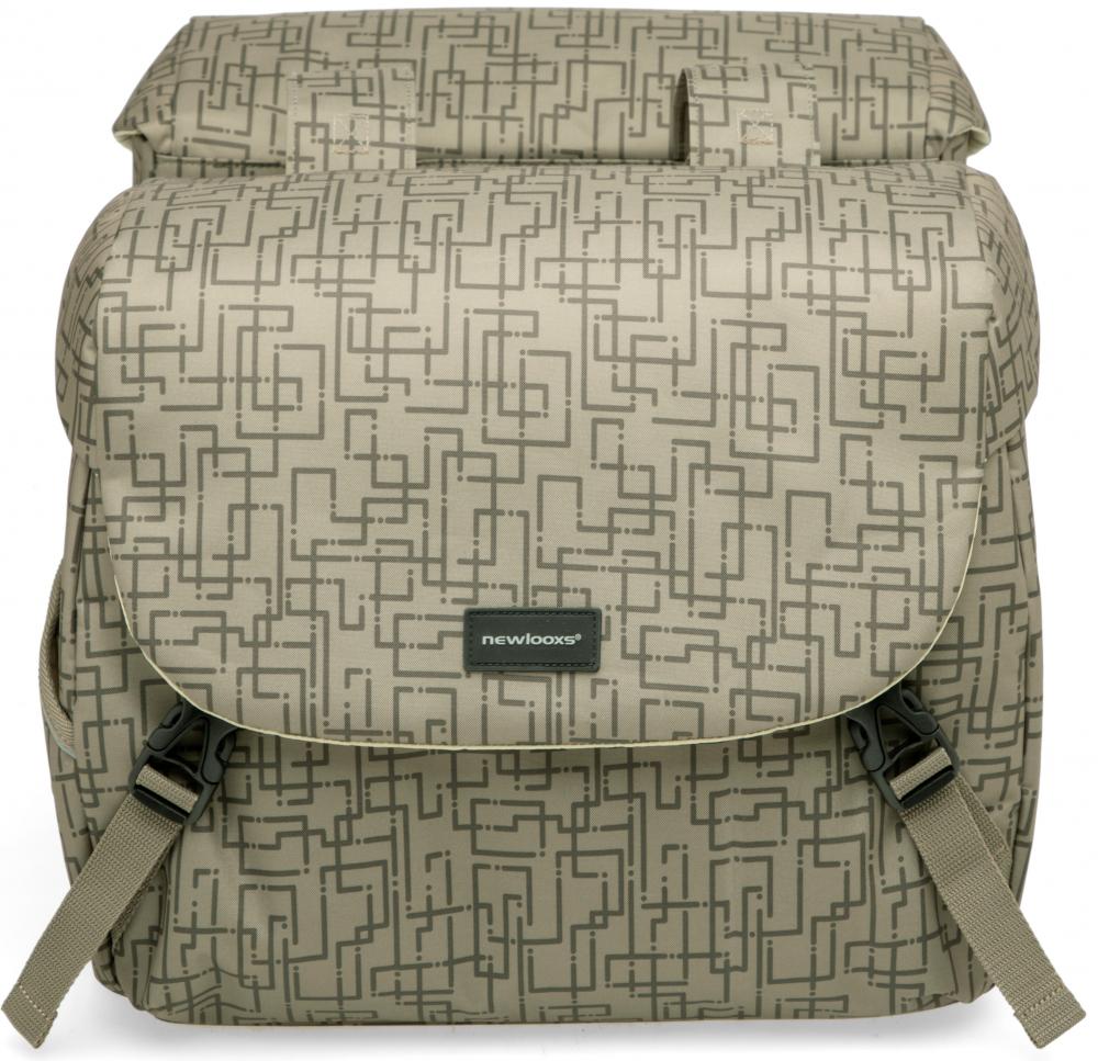 New Looxs Doppelpacktasche Mondi Joy Double Ivy 37 l Grey - geräumige, moderne Ausführung