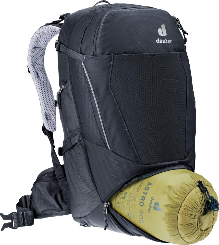 Deuter Trans Alpine 30 Fahrradrucksack Schwarz - Rucksack für alpine Mehrtagestouren