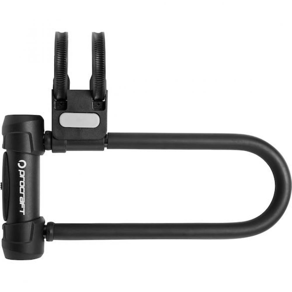 Procraft Bügelschloss Urban Ultimate 74 x 232 mm Schwarz - maximaler Diebstahlschutz