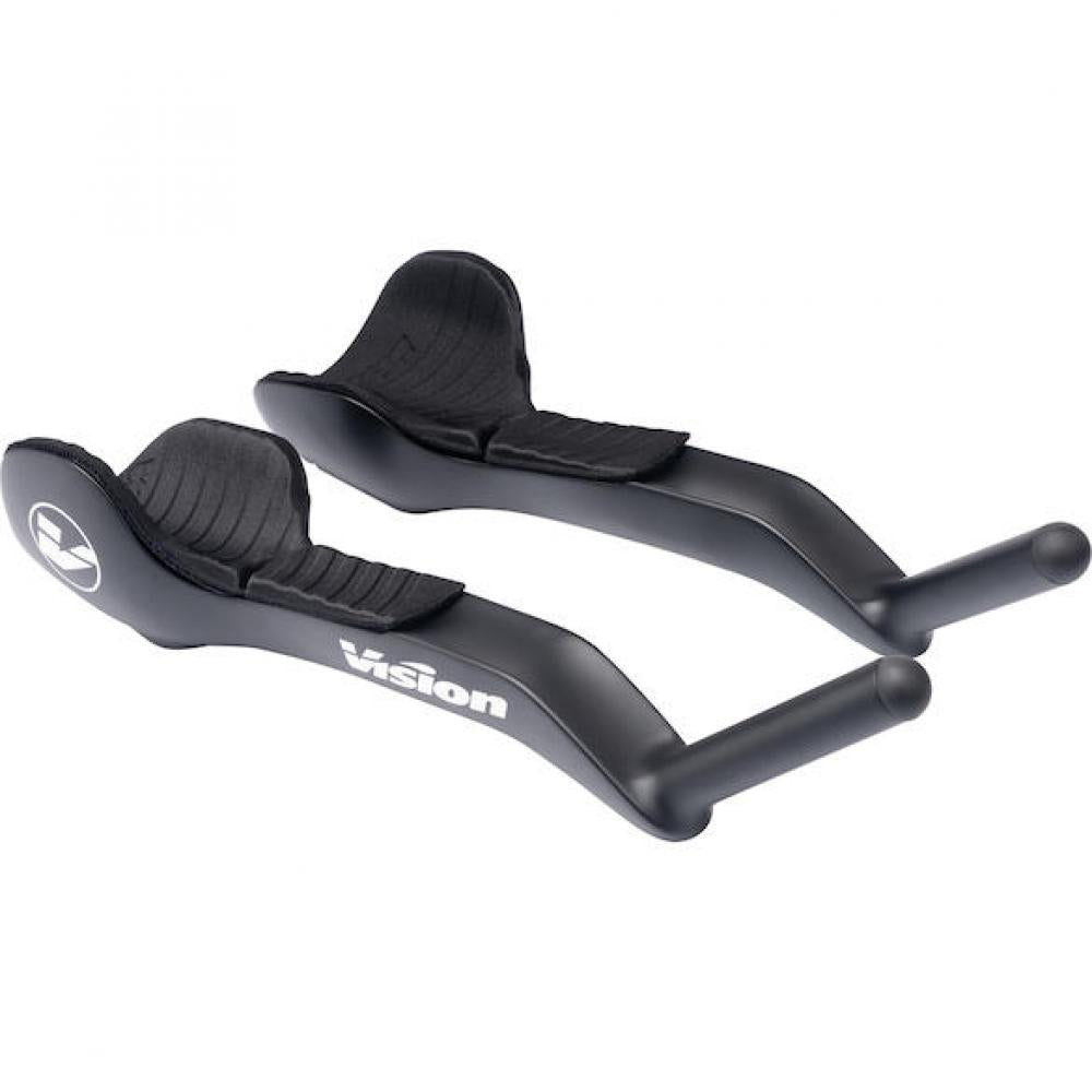 Vision Extensions Metron TFE EVO 340 mm (L) Schwarz - aerodynamische Carbon-Zeitfahr-Extensions
