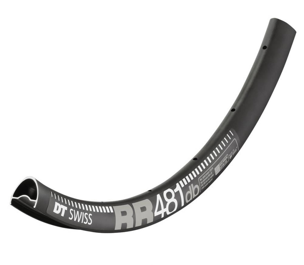 DT Swiss Felge RR 481 Disc 28"/700C 28 Loch Schwarz - robuste Gravel- und Bikepacking-Felge